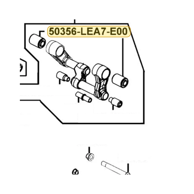 50356-LEA7-E00 RUB BUSH ENG HANGER — diagram cutout