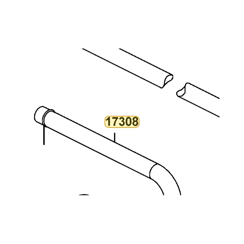 17308-LDH1-M30 TUBE ASSY CANISTER-T JOINT — diagram cutout