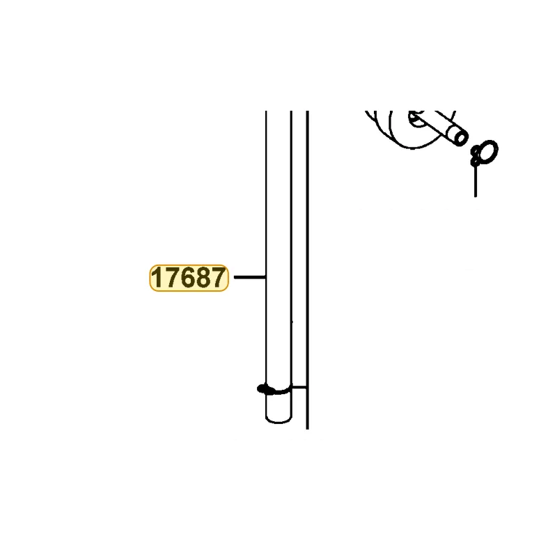 17687-LEA7-M30 TUBE VAPOR CONIROL TO FUEL CAP — diagram cutout