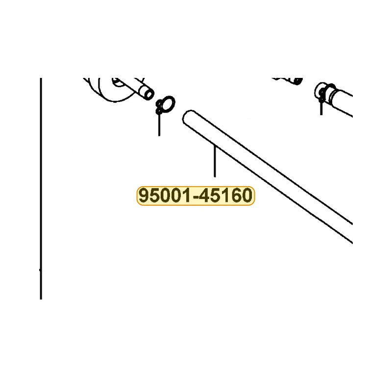 95001-45160-40 TUBE FUEL 4.5*160 — diagram cutout