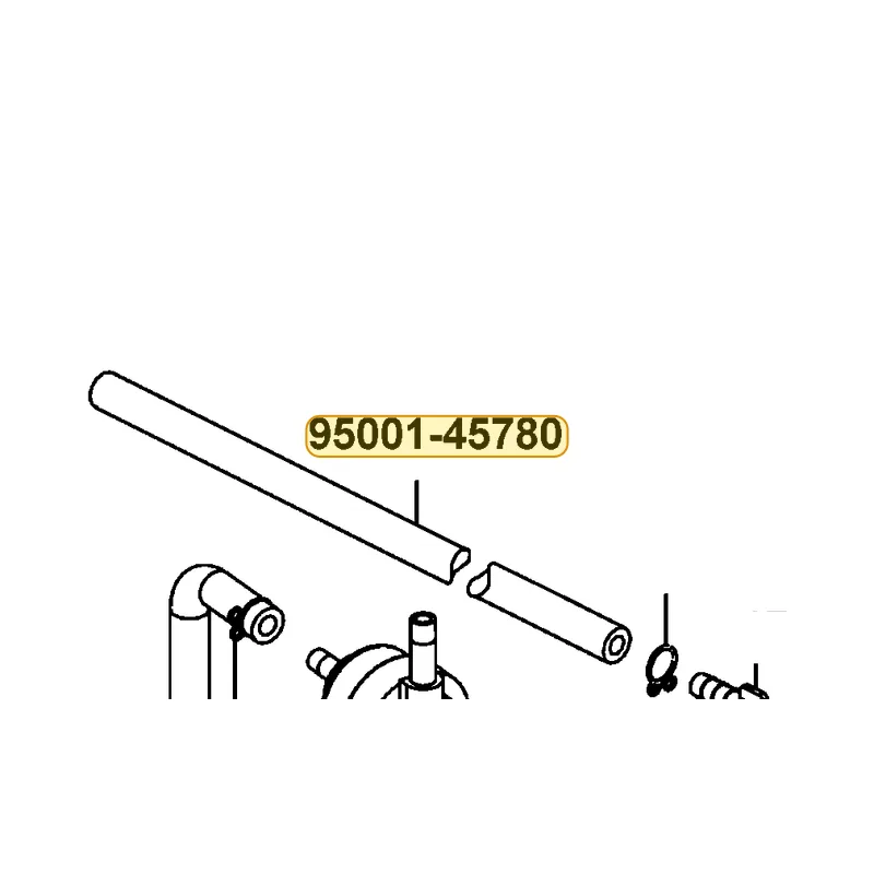 95001-45780-40 TUBE FUEL 4.5*780 — diagram cutout