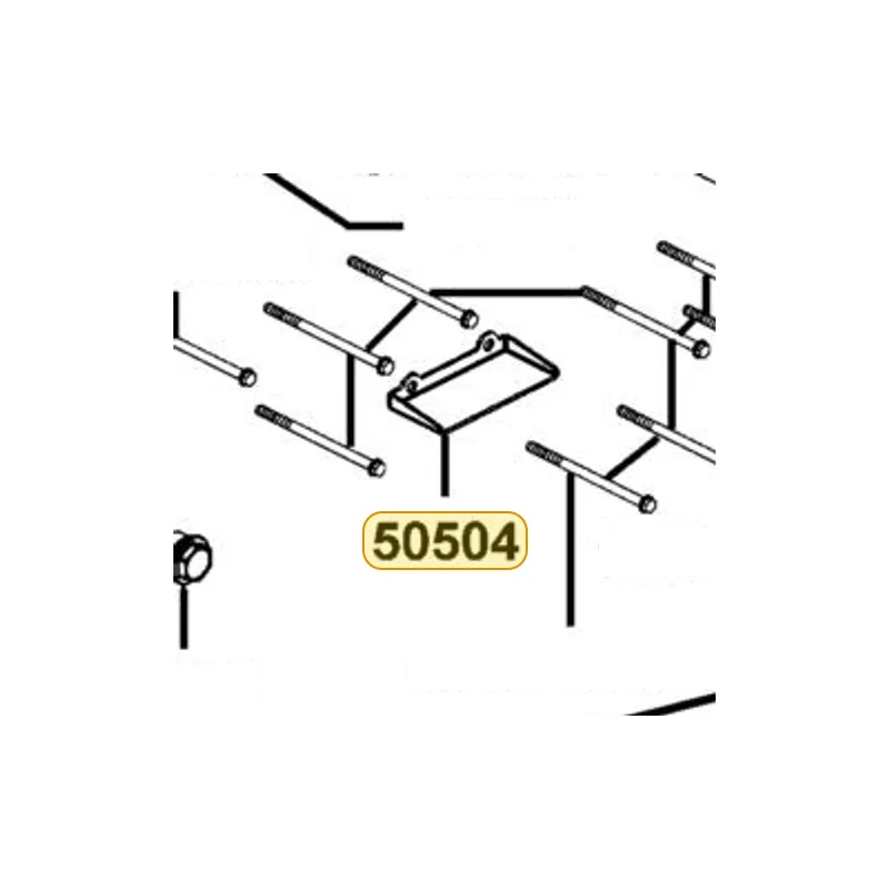 50504-LEA7-E05 STOPPER PLATE LMAIN STAND — diagram cutout