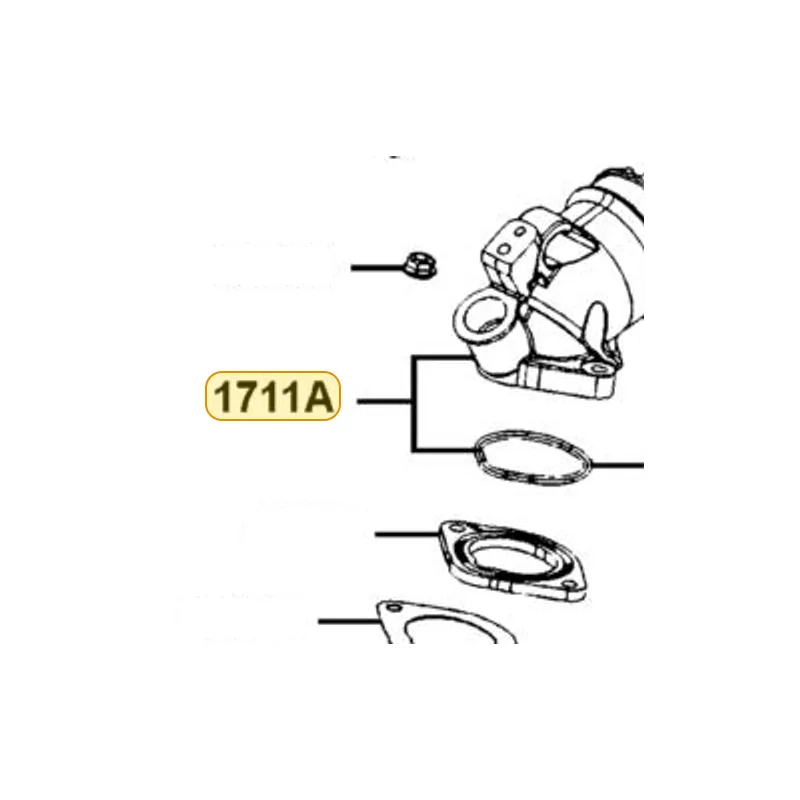 1711A-LEA7-M31 PIPE ASSY INLET — diagram cutout