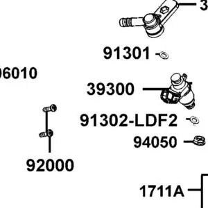91302-LDF2-M90 SEAL RING 6.5X2.5 (BLACK) — diagram cutout