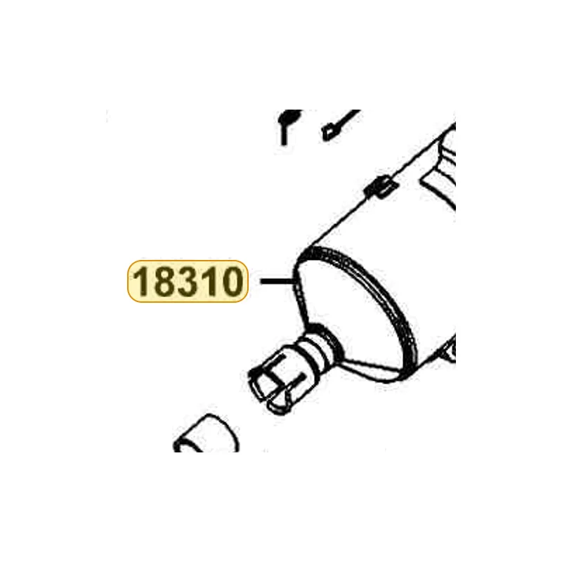 18310-LEA7-M31 MUFFLER COMP EXHAUST — diagram cutout