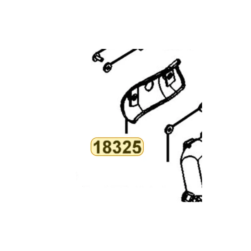 18325-LEA7-E00-JDP PROTECTOR EXHAUST — diagram cutout