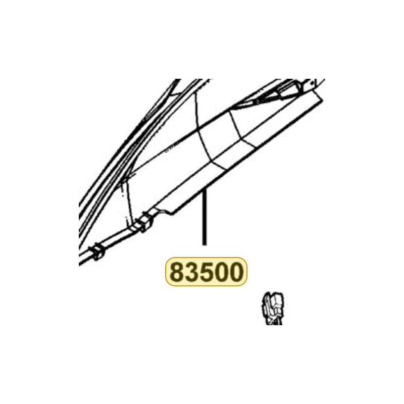 83500-LEA7-E00-X3P COVER R BODY — diagram cutout
