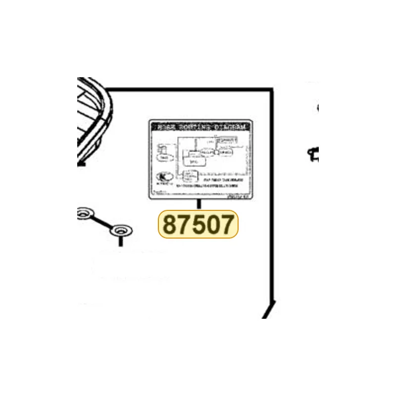 87507-LEA7-MG5-T01 MARK OF CANISTER L/O — diagram cutout