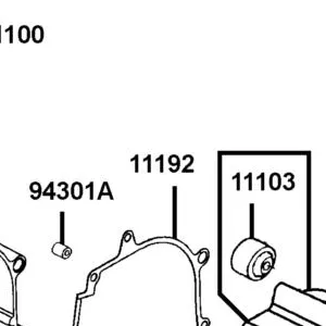 11192-LFA7-E00 GASKET CRANK CASE @A — diagram cutout