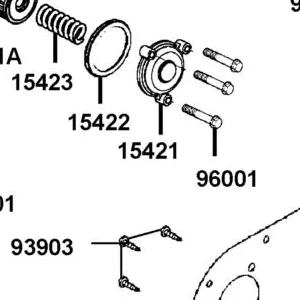 15421-KKC3-900 CAP OIL FILTER — diagram cutout