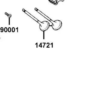 14721-LFA7-E00 VALVE EXHAUST — diagram cutout
