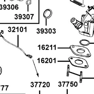 16211-AAG3-EZ5 INSULATOR CARB — diagram cutout