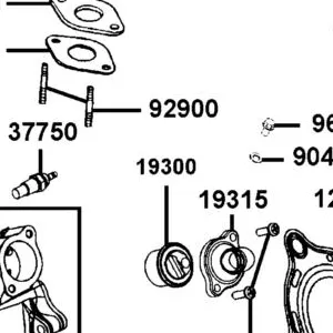 19300-BAA5-E00 THERMOSTAT ASSY — diagram cutout
