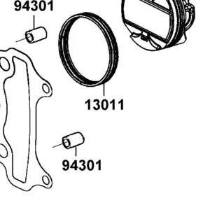 13011-LEB1-C00 RING SET PISTON — diagram cutout