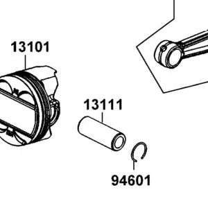 13111-LFA7-E00 PIN PISTON — diagram cutout