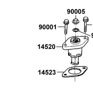 14520-LFA7-E00 LIFTER ASSY TENSIONER — diagram cutout