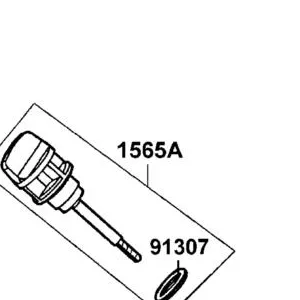 1565A-KUDU-900 GAUGE OIL LEVEL ASSY — diagram cutout