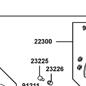 22300-ACJ1-E00 PLATE ASSY DRIVE — diagram cutout