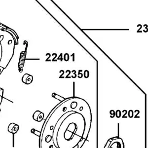 22350-LEA6-900 PLATE COMP DRIVE — diagram cutout