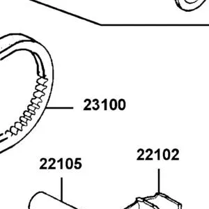 23100-ACJ1-E00 BELT DRIVE — diagram cutout