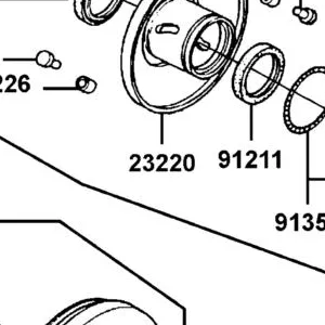 23220-AAG1-900 FACE COMP MOVABLE DRIVEN — diagram cutout