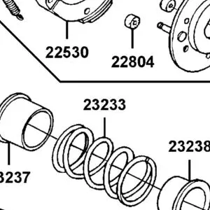 23233-BAA5-E00 SPG DRIVEN FACE — diagram cutout