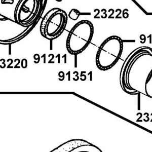 91351-6B42-000 O-RING PINION CAP