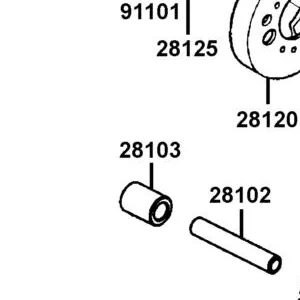 28103-LFA7-E00 COLLAR 9x15.5x21.1 — diagram cutout