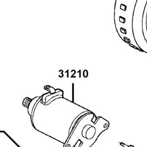 31210-LEB1-90A MOTOR UNIT START — diagram cutout