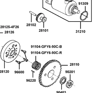 91104-GFY6-90C-B BRG NEEDLE 28X32X17 blue(-0.002~-0.004) — diagram cutout