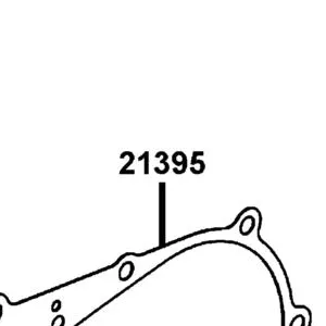 21395-LFA7-E00 GASKET MISSION COVER — diagram cutout