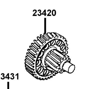 23420-ACJ1-E00 SHAFT COMP COUNTER — diagram cutout