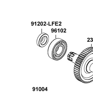91202-LFE2-90A OIL SEAL 22X32X6 — diagram cutout