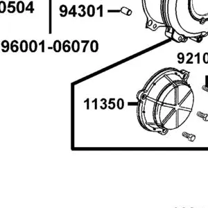 11350-ACD5-E03 ELEMENT ASSY L COVER — diagram cutout