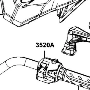 3520A-AEE2-600 SW. ASSY.. LH. HANDLE COMP — diagram cutout