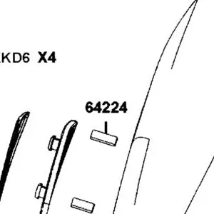64224-BAA7-E00 COLLAR WIND SCREEN — diagram cutout