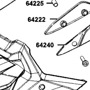 64240-BAA7-E00 COVER L WIND SCREEN — diagram cutout