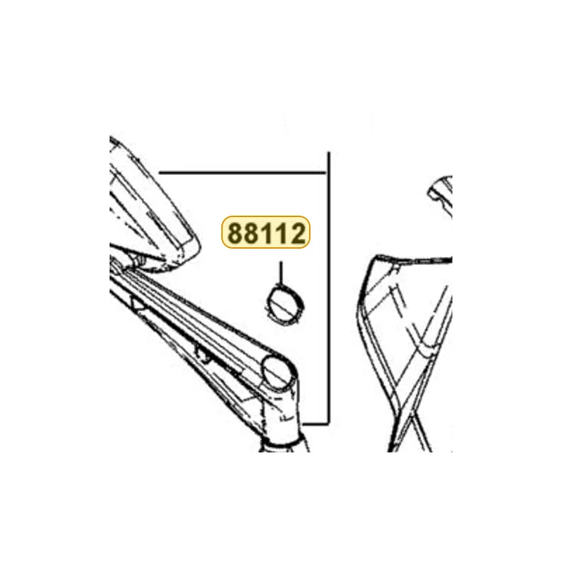88112-ACD5-E00 STAY COVER R — diagram cutout