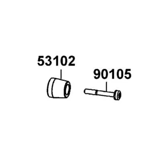 90105-KHB4-900 BOLT WASH M8*60 — diagram cutout