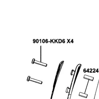 90106-KKD6-E00 BOLT SPECIAL 8*42 — diagram cutout