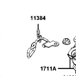 11384-BAA7-E00 CLIP ASSY — diagram cutout