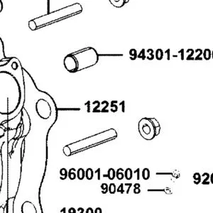 12251-ACD5-E00 GASKET CYLINDER HEAD — diagram cutout