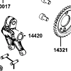 14420-ACD5-E00 ARM COMP. EXH VALVE ROCKER — diagram cutout