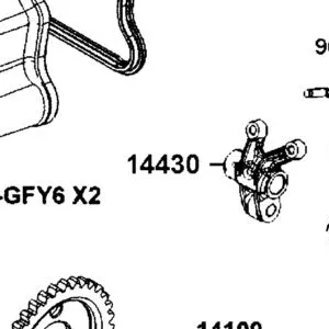 14430-ACD5-E00 ARM COMP. IN VALVE ROCKER — diagram cutout