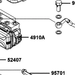 4910A-BAA7-E00 MODULATOR ASSY ABS WITH VARIANT CODING — diagram cutout