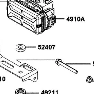 52407-LLB1-900 RUBBER RR CUSH — diagram cutout