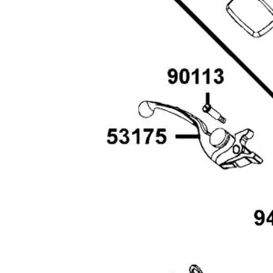 53175-LKF5-E00-M3A LEVER R STRG HANDLE — diagram cutout