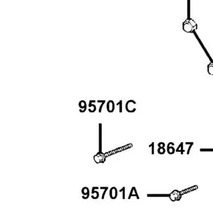 95701-06050-06 BOLT FLANGE 6*50 — diagram cutout