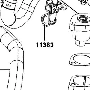 11383-BAA7-E00 CLAMPER A RR BRK HOSE — diagram cutout