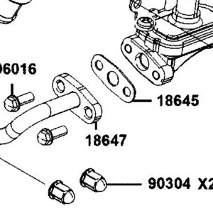 18647-BAA7-E00 PIPE COMP.2ND AIR — diagram cutout